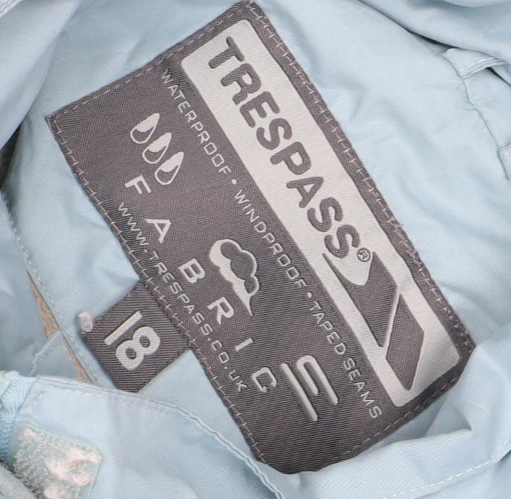 Trespass Women's Blue 3-in-1 Jacket Size 18