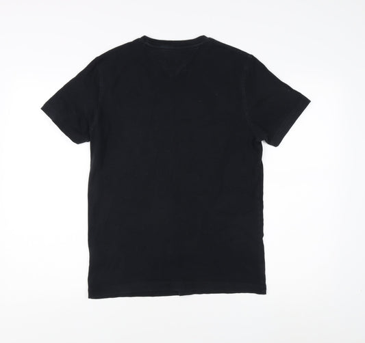 Hilfiger Denim Men's Black S T-Shirt Short Sleeve