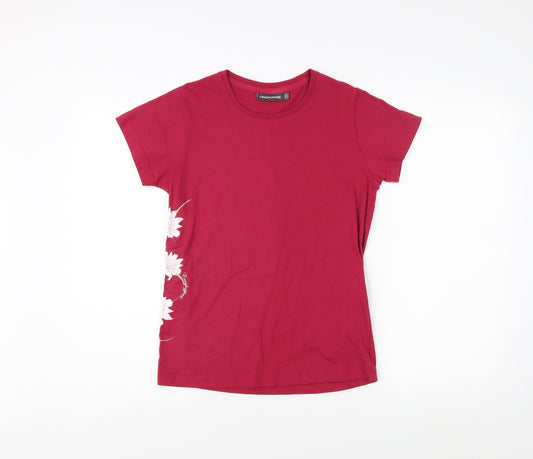 Craghoppers Red Cotton Women's T-Shirt Size 10