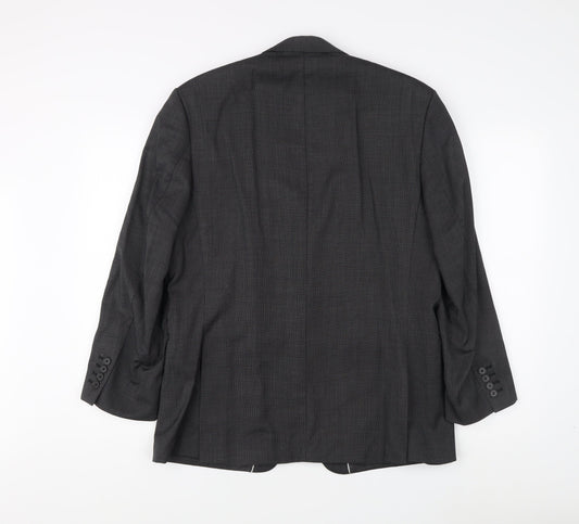 Jeff Banks Men's Grey Blazer Jacket, Size 40S Formal