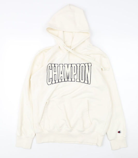 Champion Unisex Ivory Pullover Hoodie M