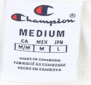 Champion Unisex Ivory Pullover Hoodie M