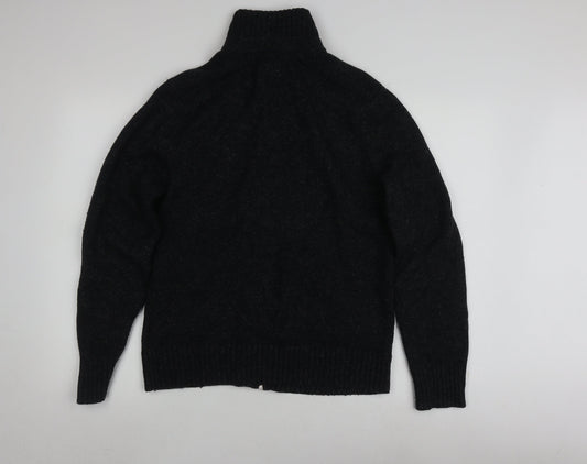 Banana Republic Men's Black Wool Bomber Jacket L