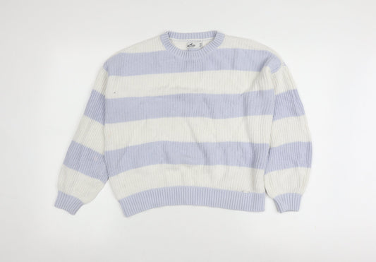 Hollister Women's XS Striped Pullover Jumper