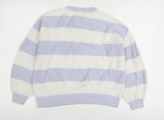Hollister Women's XS Striped Pullover Jumper