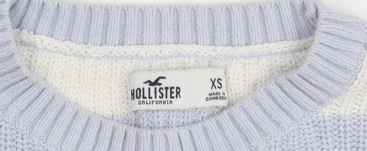 Hollister Women's XS Striped Pullover Jumper