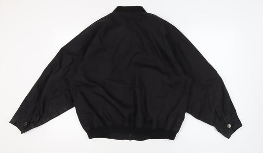 Mountain Pass Men's Black Bomber Jacket - Medium