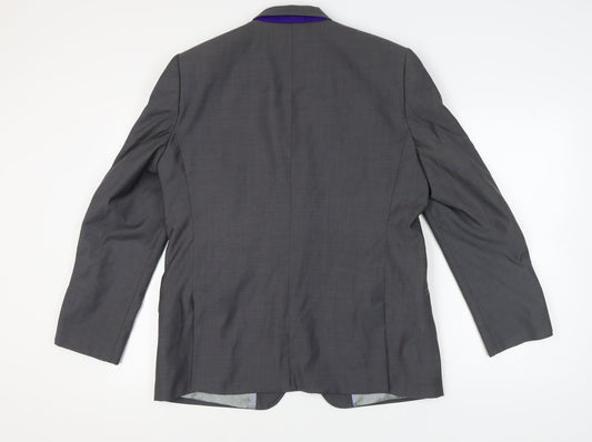 Ted Baker Grey Blazer Men Regular Fit 44 S Jacket