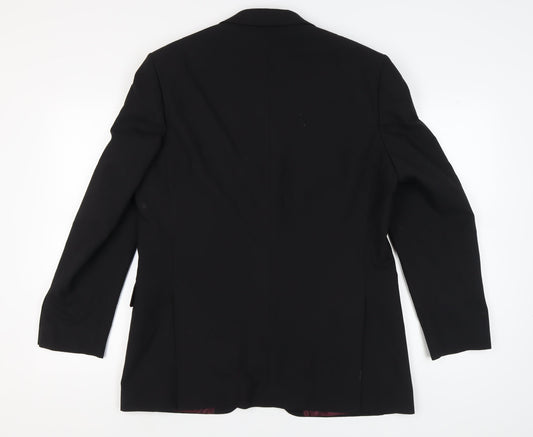 Tom English Men's Black Blazer 42R Classic