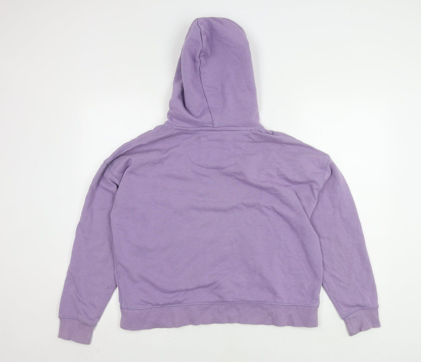 Jack Wills Women's Purple Hoodie UK 12 Cotton Blend
