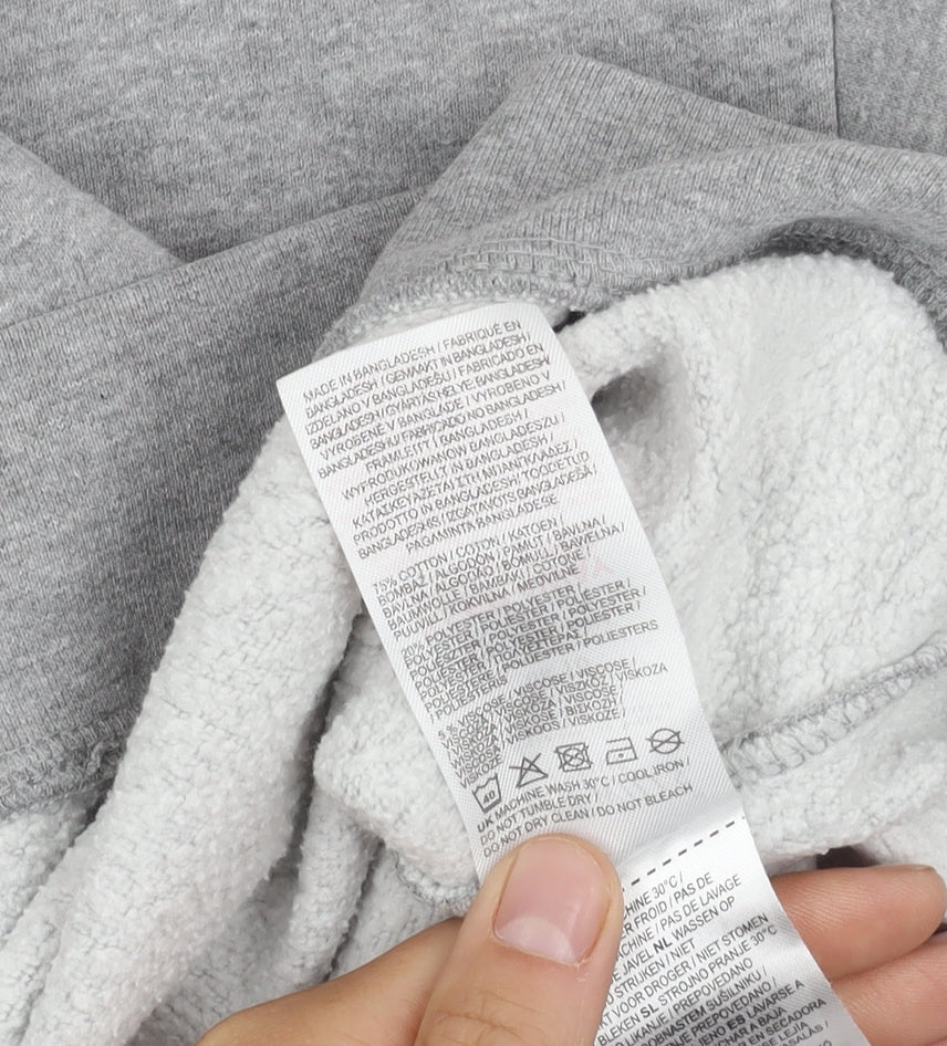 Jack Wills Women's M Grey Mock Neck Sweatshirt