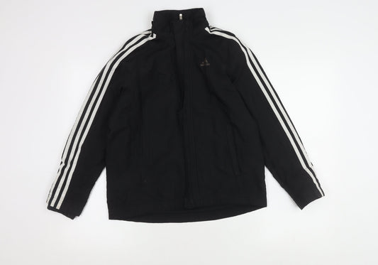 Adidas Boys Black Track Jacket 11-12 Years