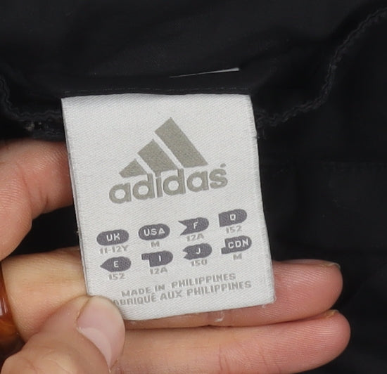 Additional view of Adidas boys’ black track jacket 11-12 years