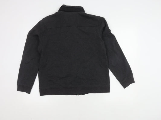 Ted Baker Men's Black Medium Basic Jacket with Full Zip