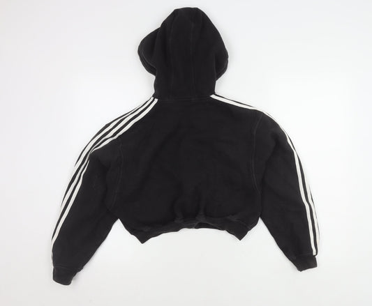 Adidas Women’s Black Full Zip Hoodie Size 14
