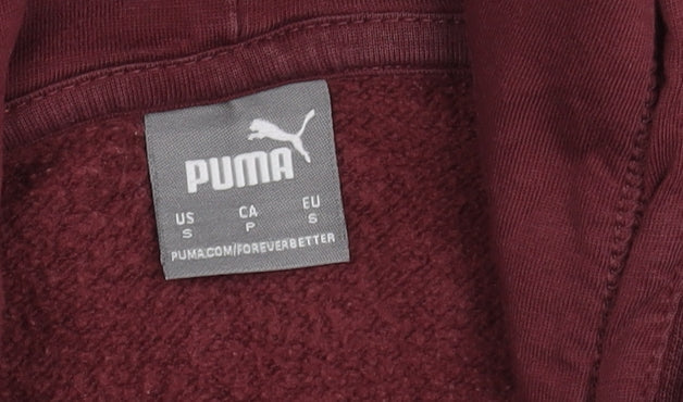 Puma Men's Purple Pullover Hoodie, Size S