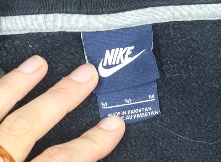 Nike Men's Black Hooded Jacket M - Sporty & Stylish