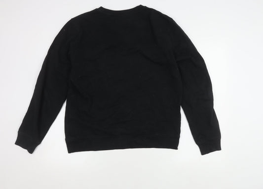 AllSaints Men’s Black Medium Pullover Sweatshirt