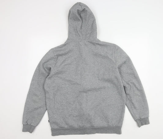 Puma Men's Grey Hooded Jacket L - Casual Style