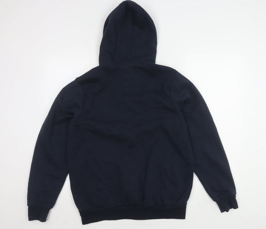 Slazenger Men's Black Hooded Basic Jacket in Size S