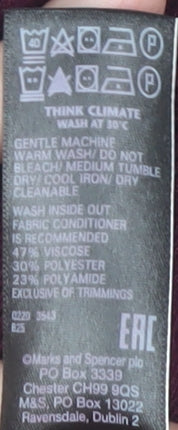 Marks and Spencer Women's Purple Pullover Jumper, Size 14