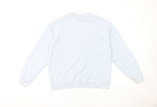 Monki Women's Blue S Pullover Sweatshirt
