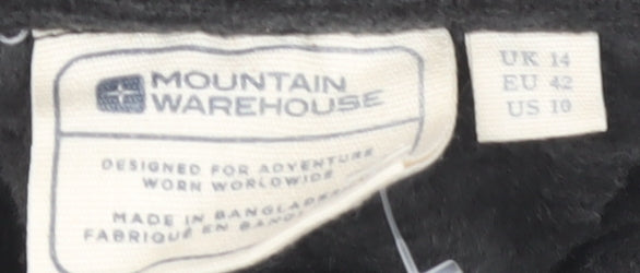 Mountain Warehouse Women's Black Pullover Sweatshirt Size 14