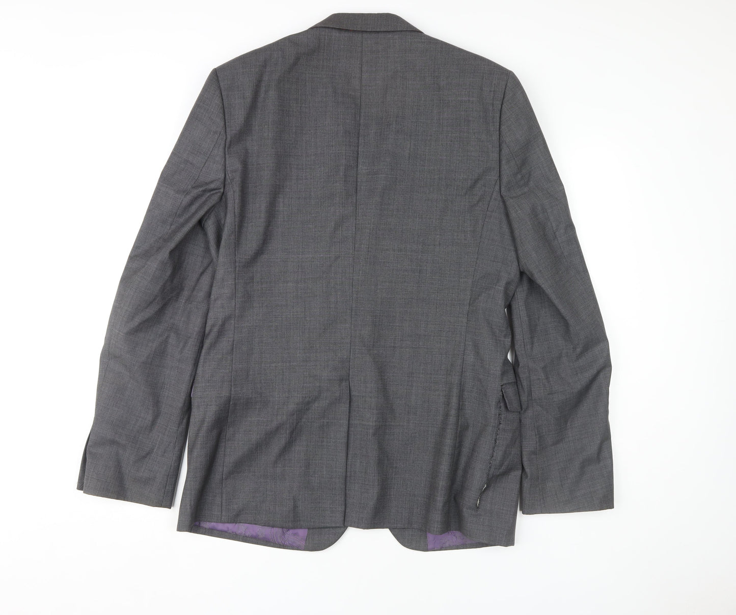 Ted Baker Men's Grey Check Blazer Jacket 40L