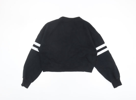 Hollister Women's Black Varsity Jacket Size S