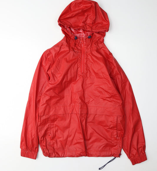 Joules Women's Red Anorak Jacket UK Size 10