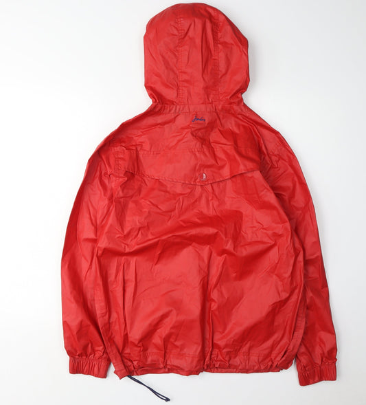 Joules Women's Red Anorak Jacket UK Size 10