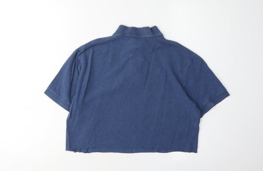 Ralph Lauren Women's Blue Polo Shirt, Size S