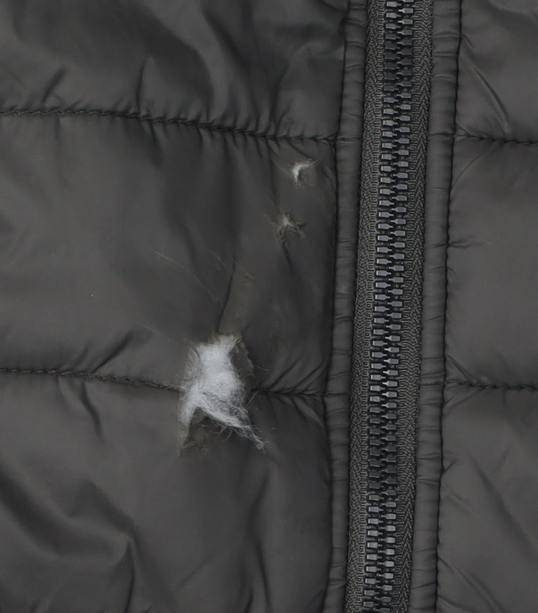 TOG24 Men's Black Puffer Jacket, Size M, Casual
