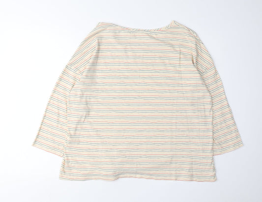 Fat Face Women's Multicoloured Striped T-Shirt