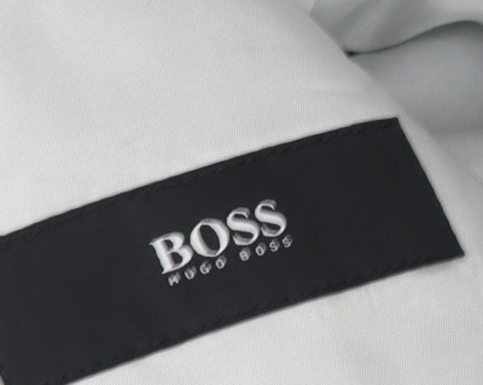 Hugo Boss Men's Grey Blazer, Size 42, Wool, Notch Lapel