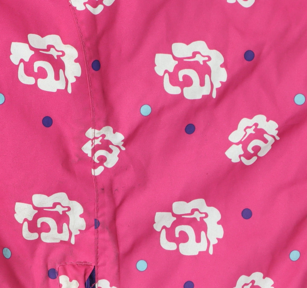Additional view of Regatta girls’' pink floral rain coat, size 14