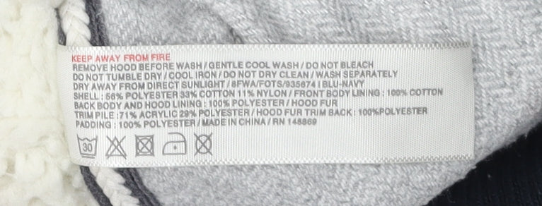 Fat Face Women's Blue Padded Waistcoat, Size 16, Winter Staple