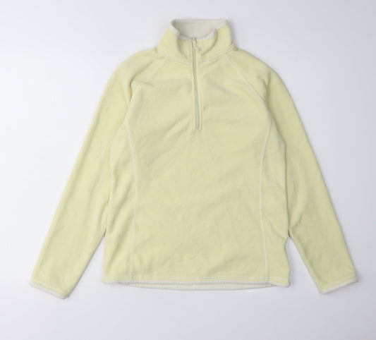 Mountain Warehouse Women’s Yellow Sweatshirt UK 10 Regular Fit