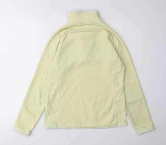 Mountain Warehouse Women’s Yellow Sweatshirt UK 10 Regular Fit