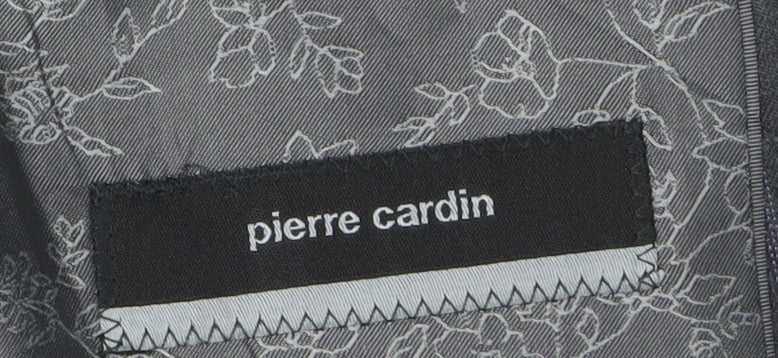 Pierre Cardin Men's Grey Striped Blazer Size 40S