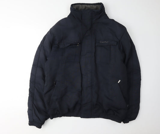 Head Men's XL Blue Puffer Jacket, Winter Casual
