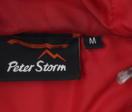Peter Storm Men's Black Puffer Jacket M, Hooded & Padded