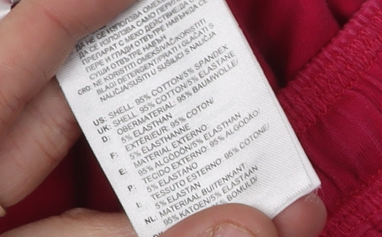 Adidas Girls Pink Shorts 5-6 Years Cotton Blend