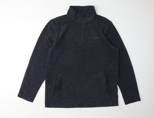 Peter Storm Men's Blue Knit 1/2 Zip Sweatshirt M