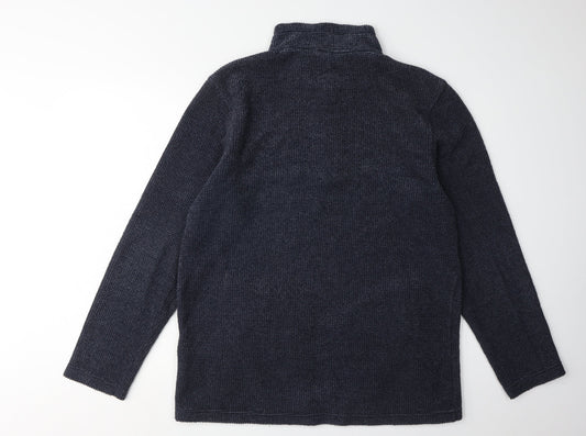 Peter Storm Men's Blue Knit 1/2 Zip Sweatshirt M