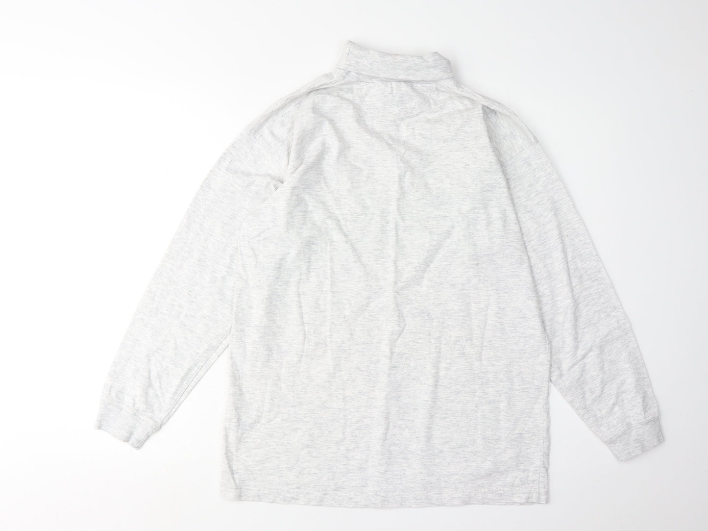 Adidas Unisex Adults Grey High Neck Basic Top Size 8