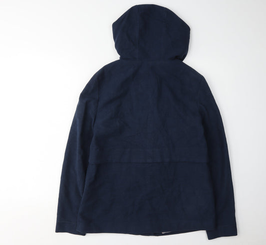 White Stuff Women's Blue Hooded Anorak Jacket Size 8