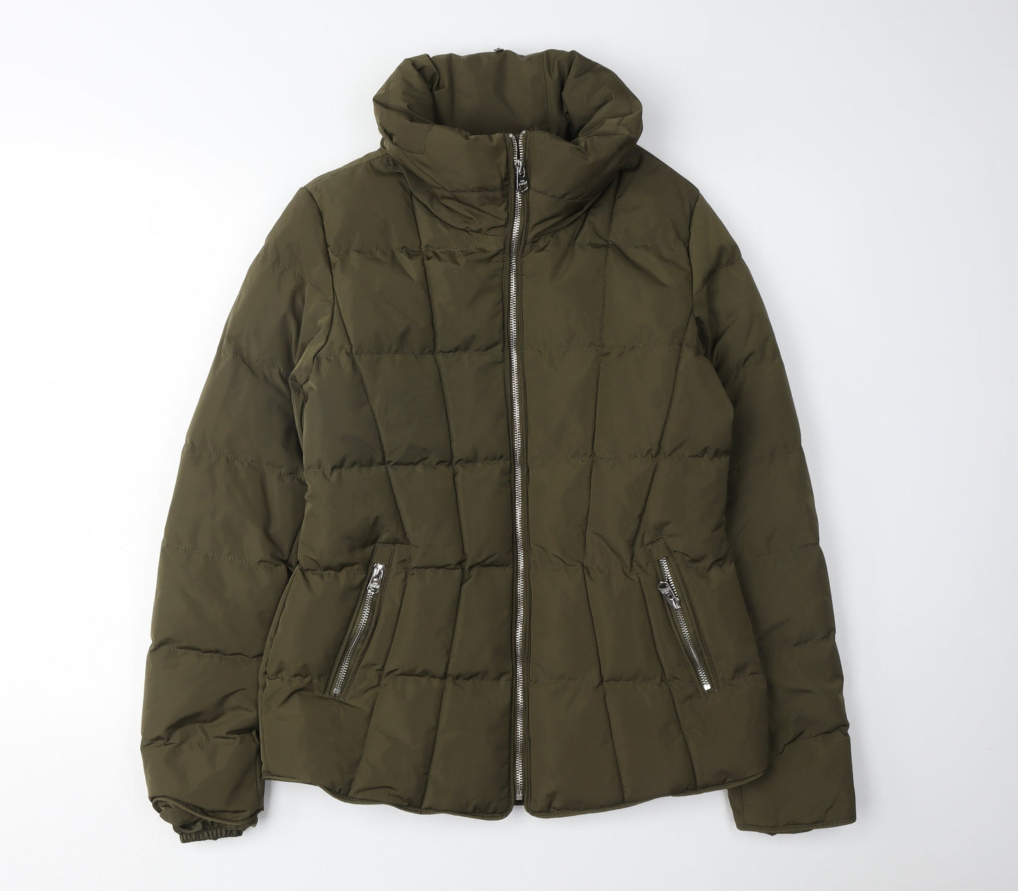 Tokyo Laundry Women's Green Puffer Jacket Size 8