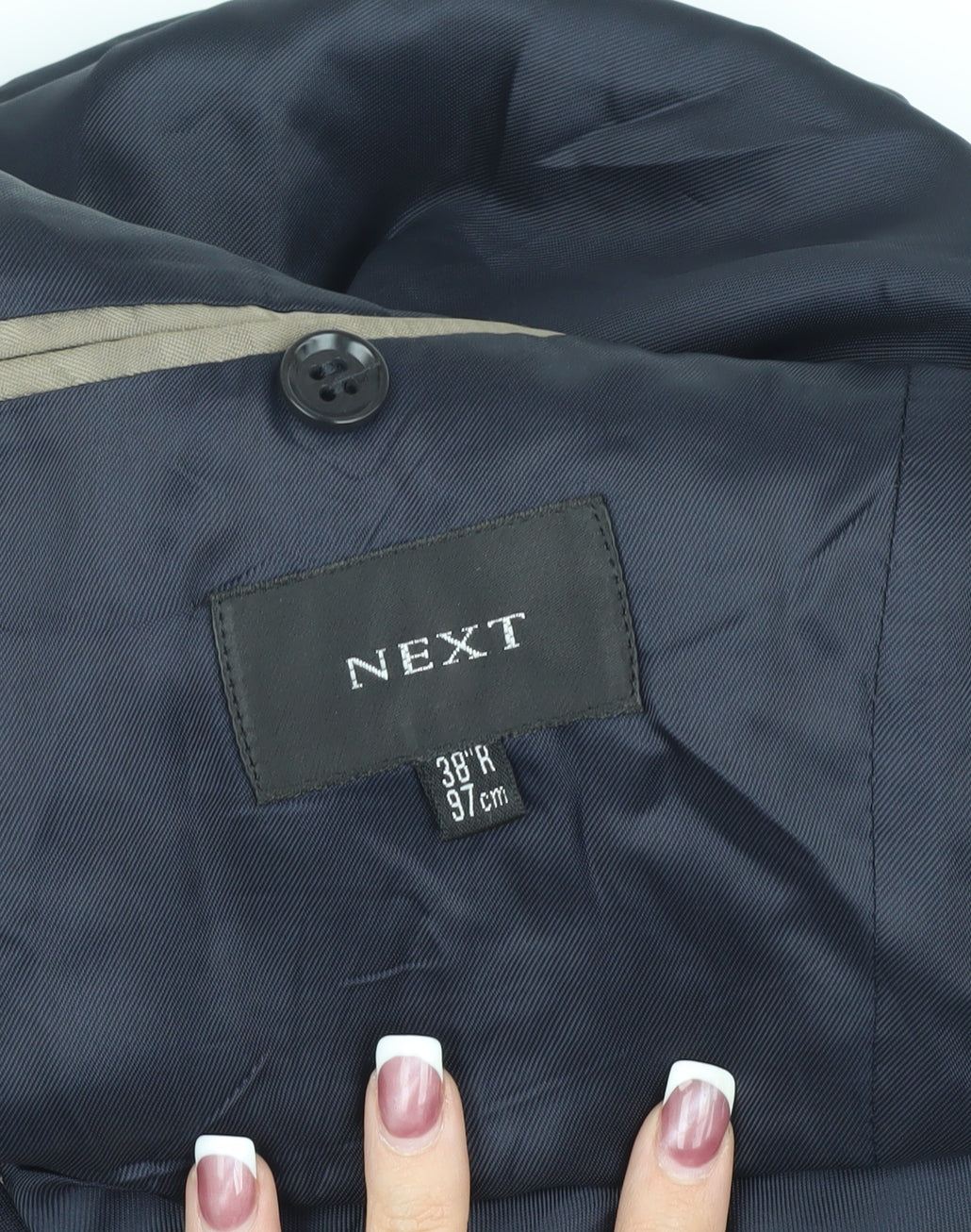 Next Men's Blue Regular Fit Blazer 38R