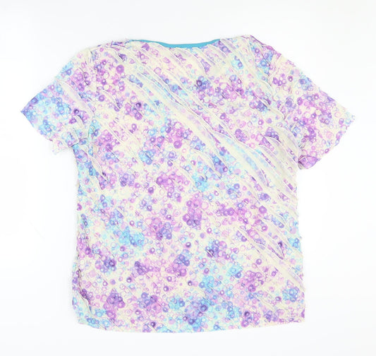 Bassini Women's Multicoloured XL Floral T-Shirt